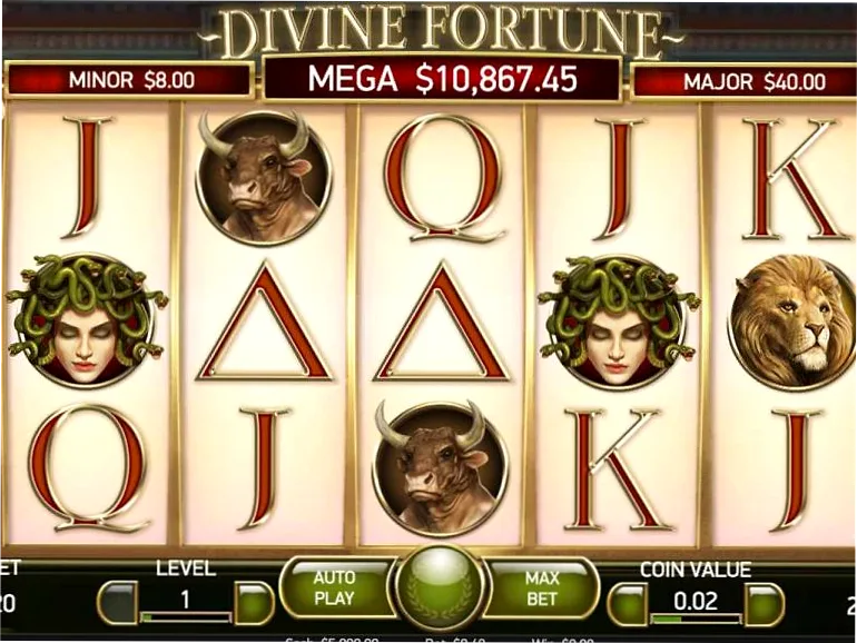 Divine Fortune - jackpot Spinanga