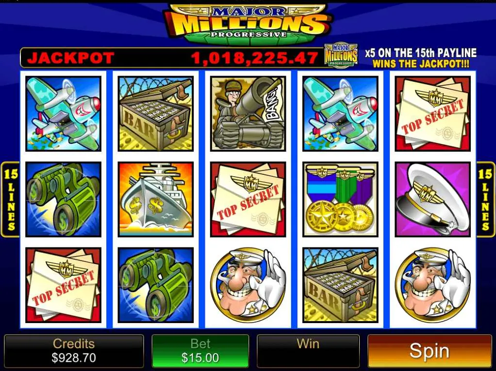 Major Millions — Spinanga Casino