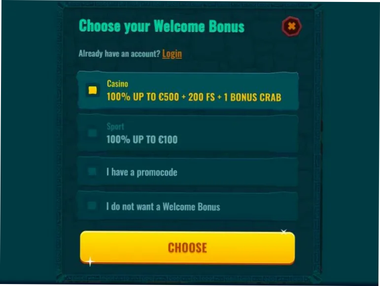 Formulario de registro en Spinanga Casino